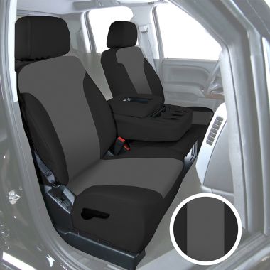 Charcoal/Black Canvas Seat Covers