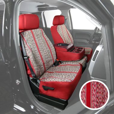 Wine Saddle Blanket Seat Covers